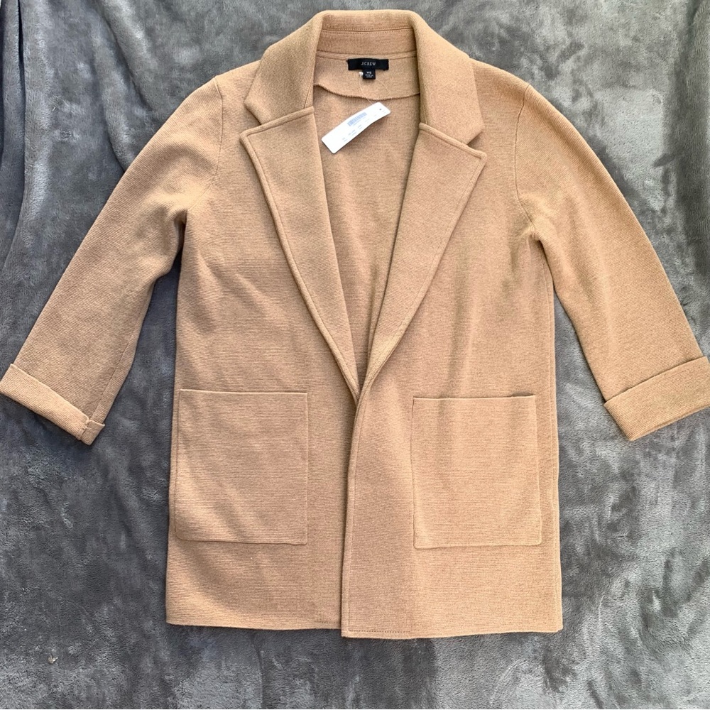J. Crew super soft luxurious Sophie Cardigan Blazer Jacket size XS
